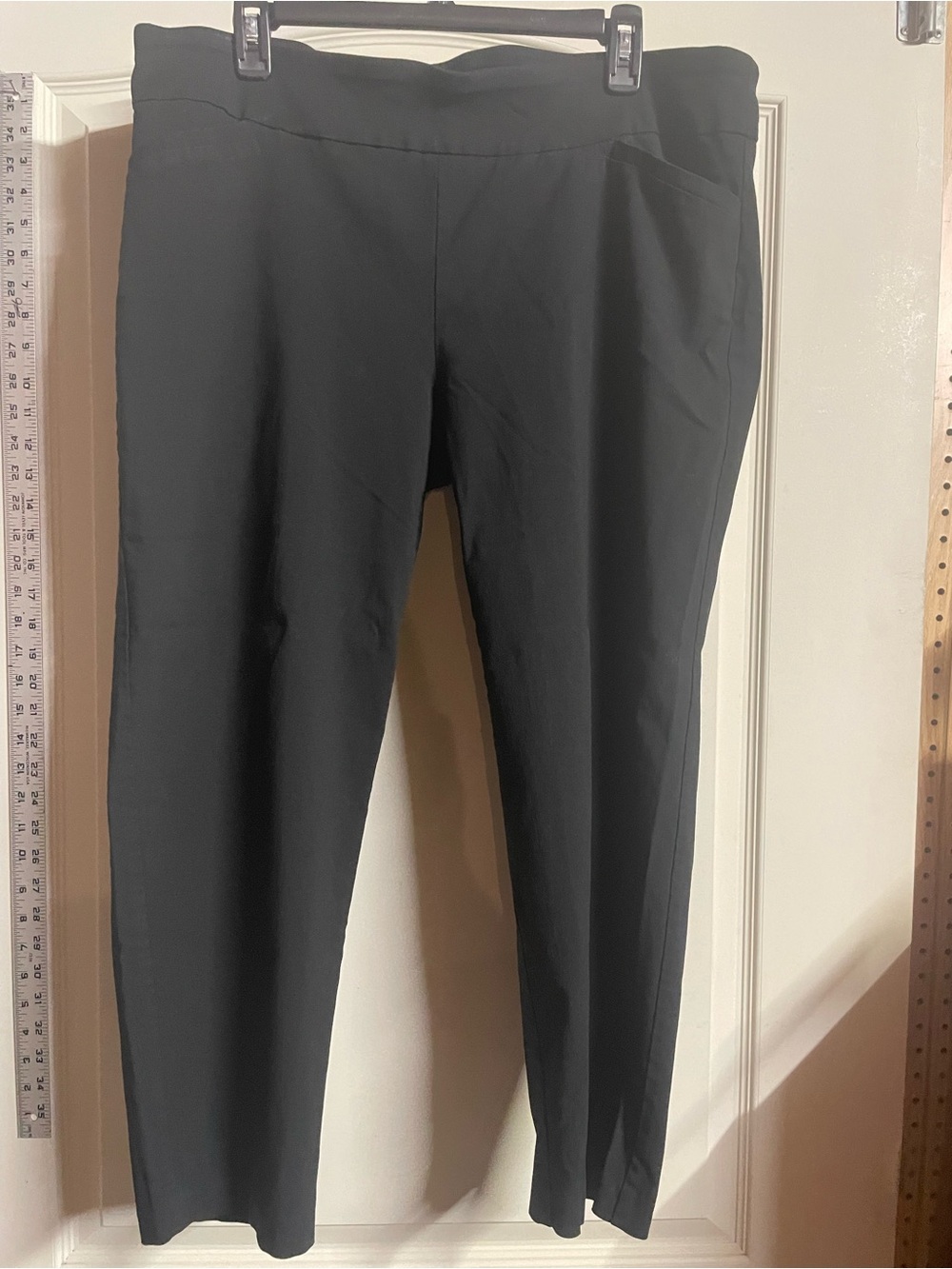 Women’s Black Dress Pants - Tailored Straight Fit